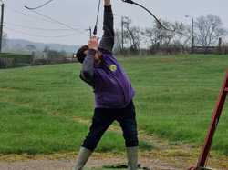 Visite guidée de la Maison des Archers et de l'Abbaye - initiation au tir à l'arc à la verticale